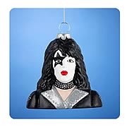 KISS Paul Stanley Star Child Bust Glass Ornament